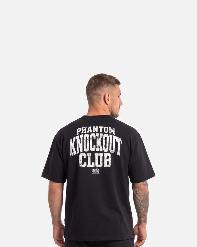 Phantom Athletics T-Shirt Knockout Club Oversize Heavy – Schwarz