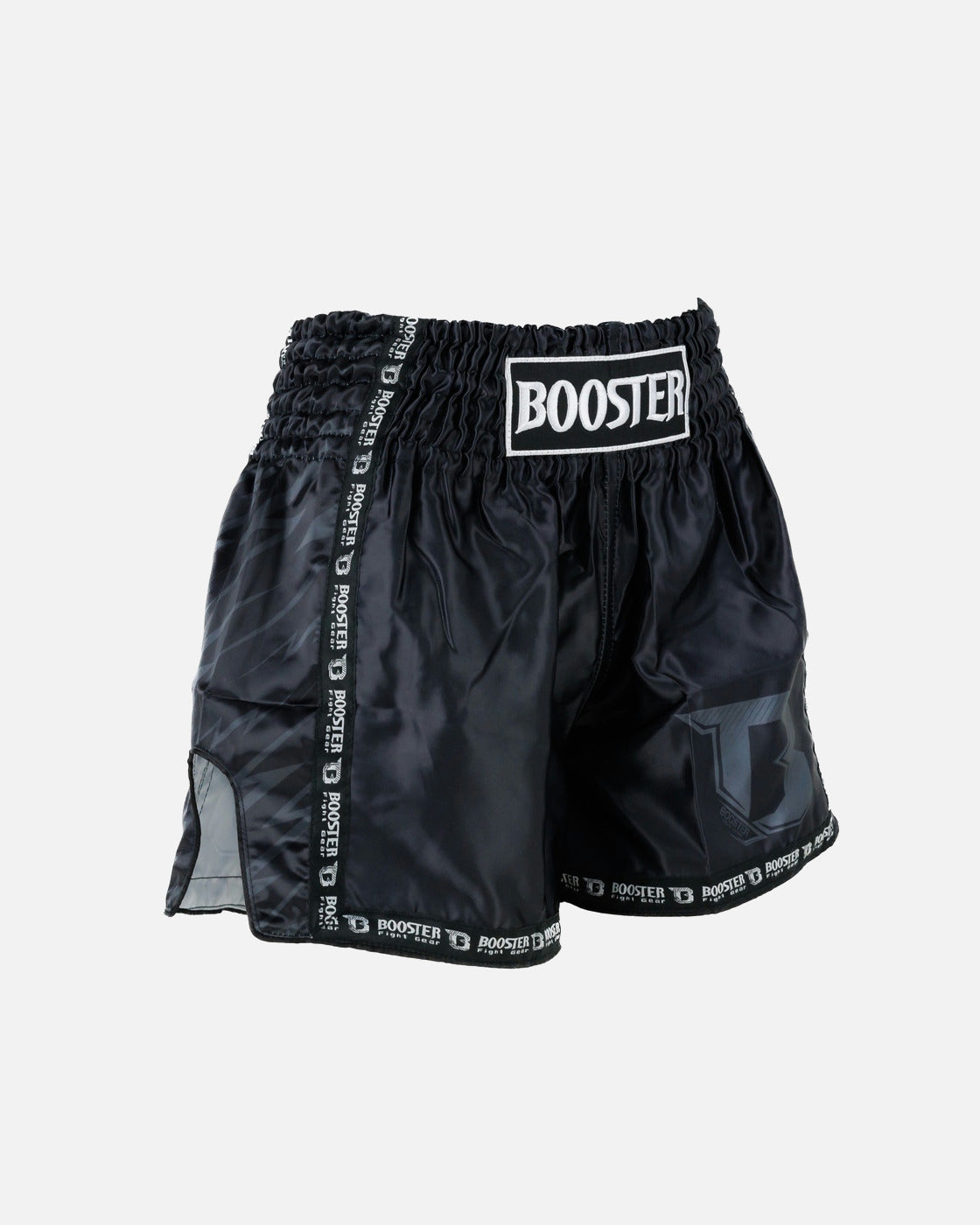 Pantaloncini Muay Thai Booster Combat Series 4 Bambini - Nero