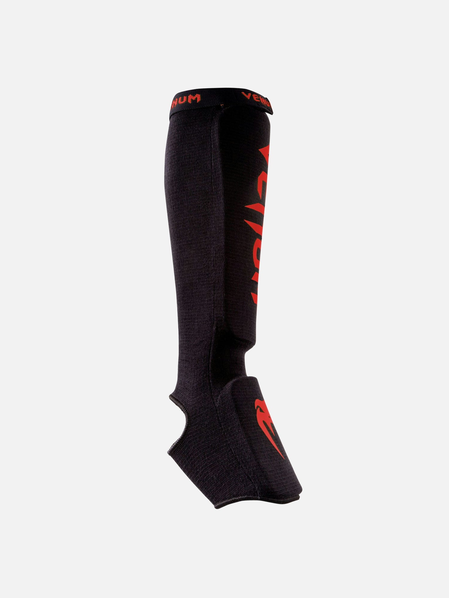 Espinilleras Venum Kontact – Negro/Rojo