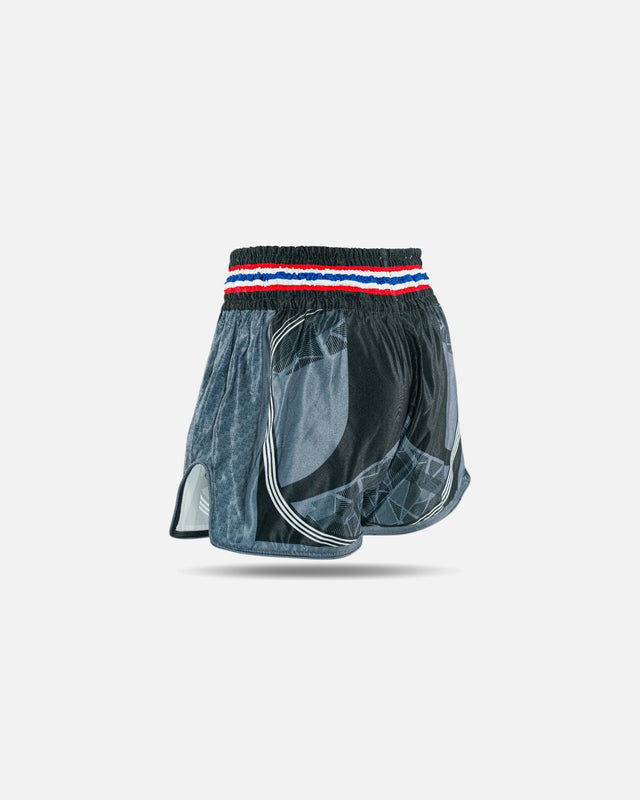 Shorts de Muay Thai King Pro Boxing Flag – Noir