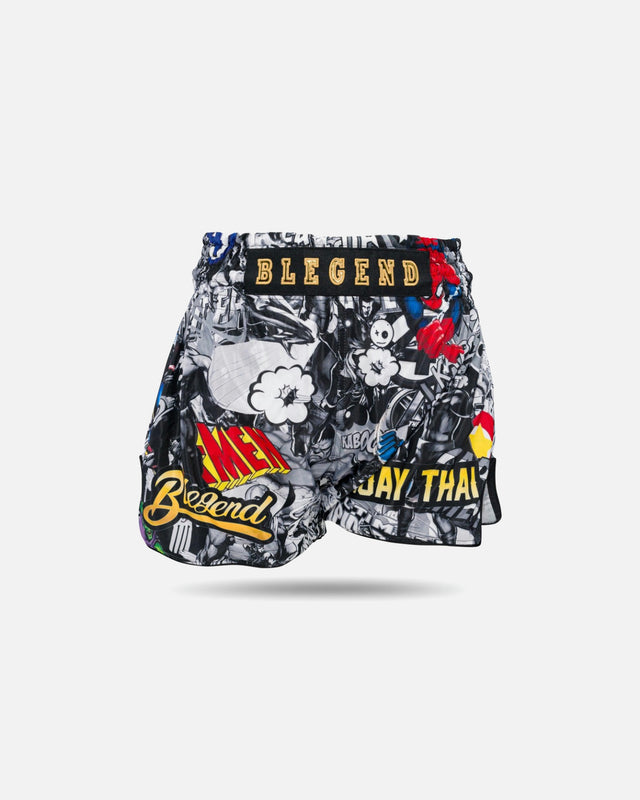 Blegend Muay-Thai-Shorts Legend – Schwarz