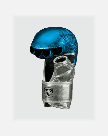 Guanti MMA Phantom Athletics Mexico – Azzurro/Argento