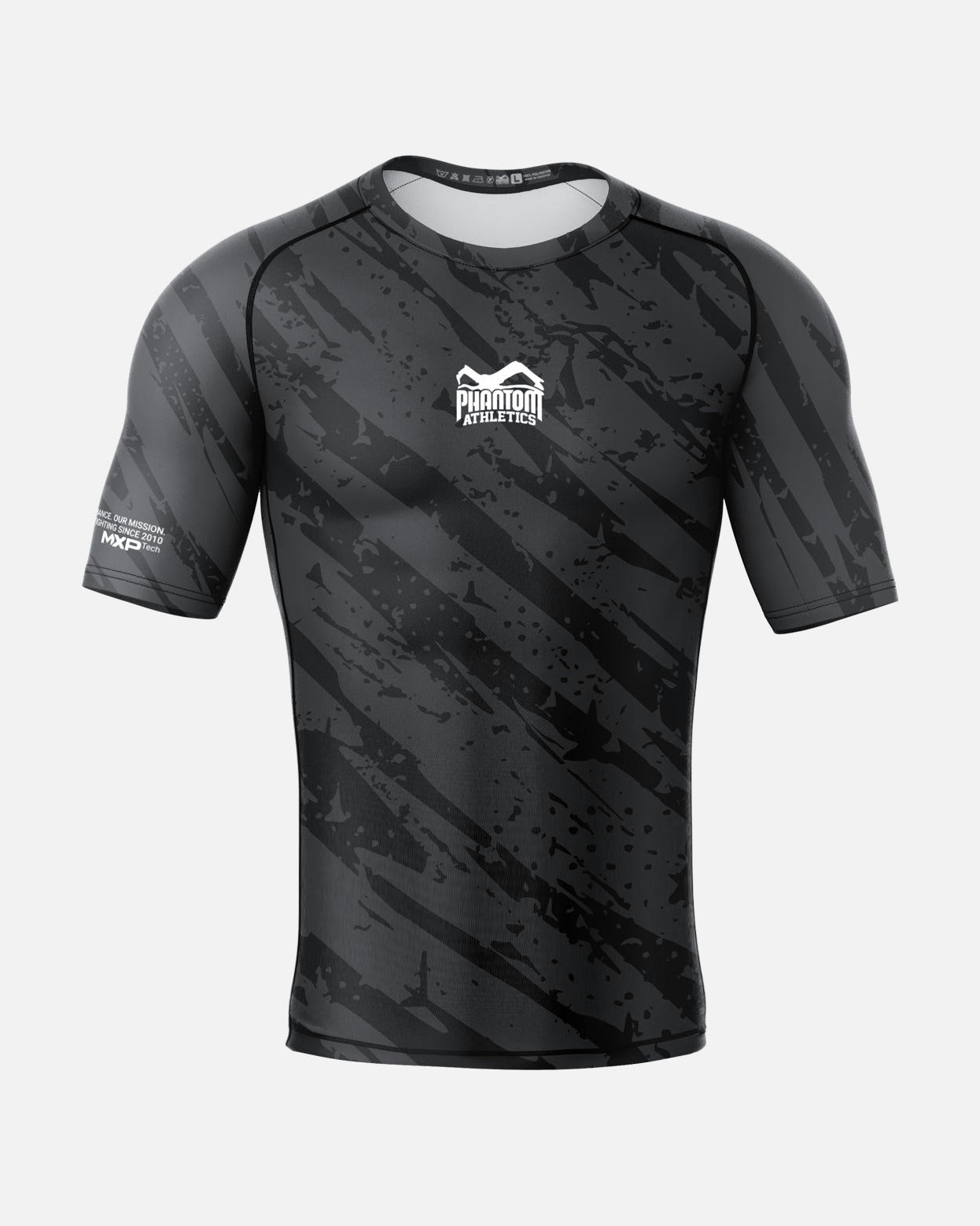 Phantom Athletics Rashguard EVO Camo Tiger – Grau
