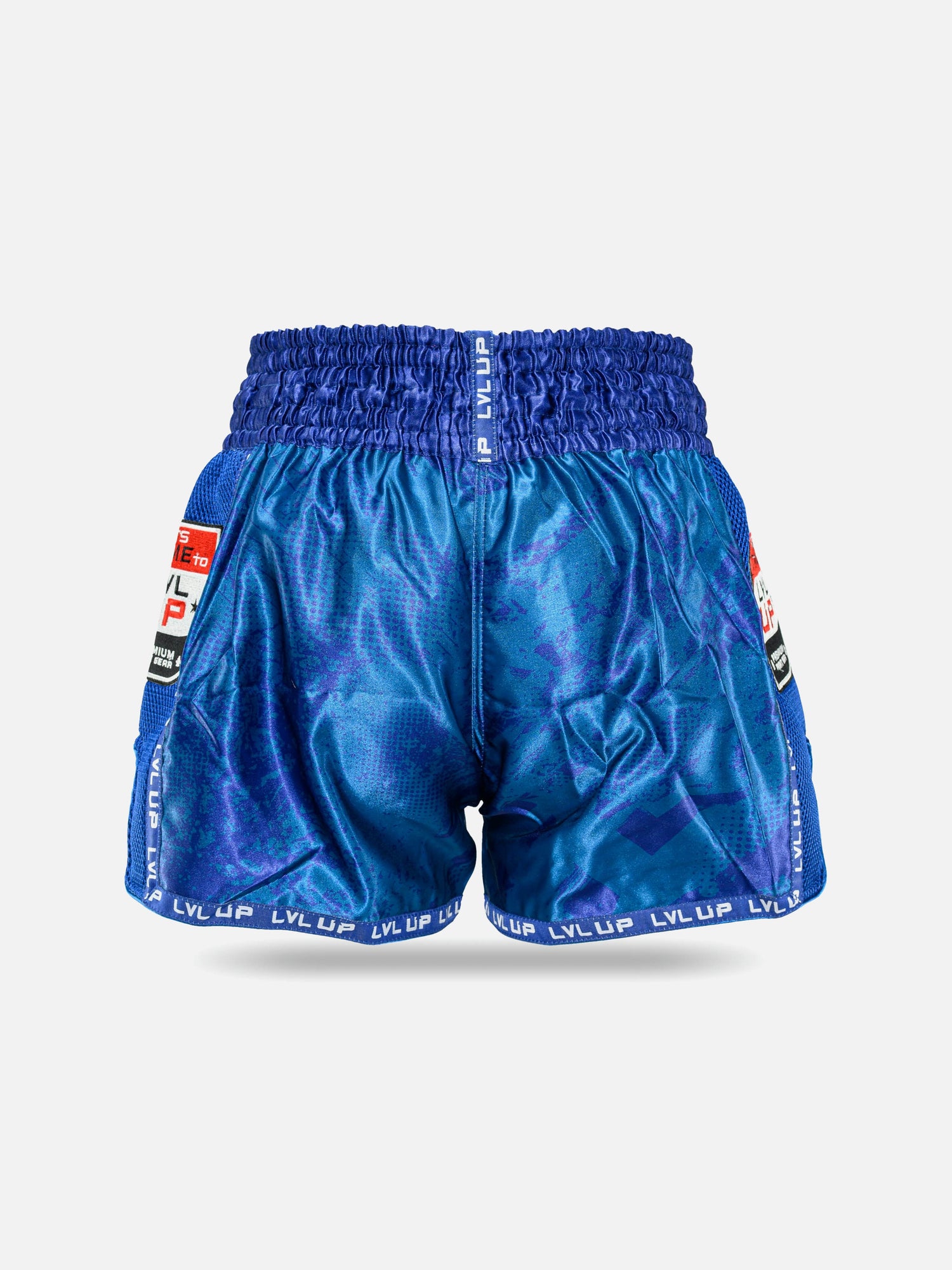 LVL UP Muay Thai Shorts Stadium - Blau