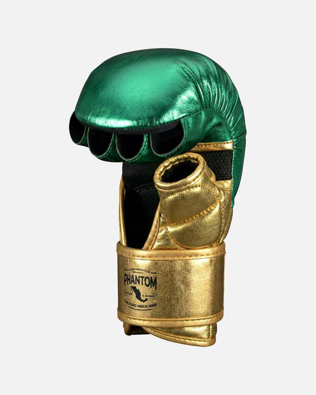 Phantom Athletics MMA Gloves Mexico – Green/Gold