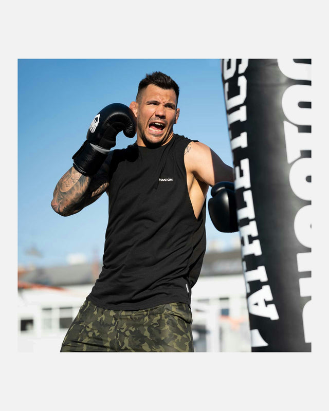 Camiseta de tirantes Phantom Athletics Superior – Negro