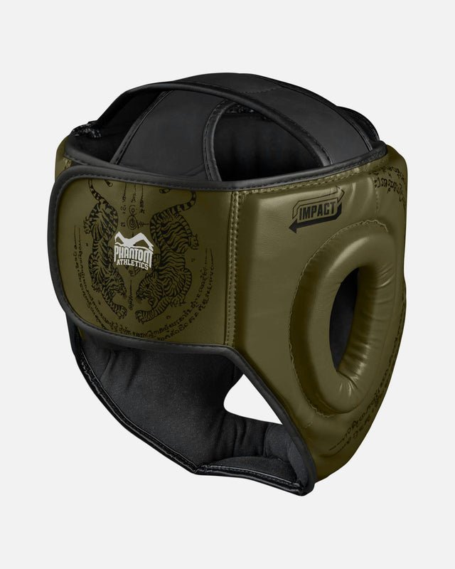 Phantom Athletics Huvudskydd Muay Thai – Armégrön