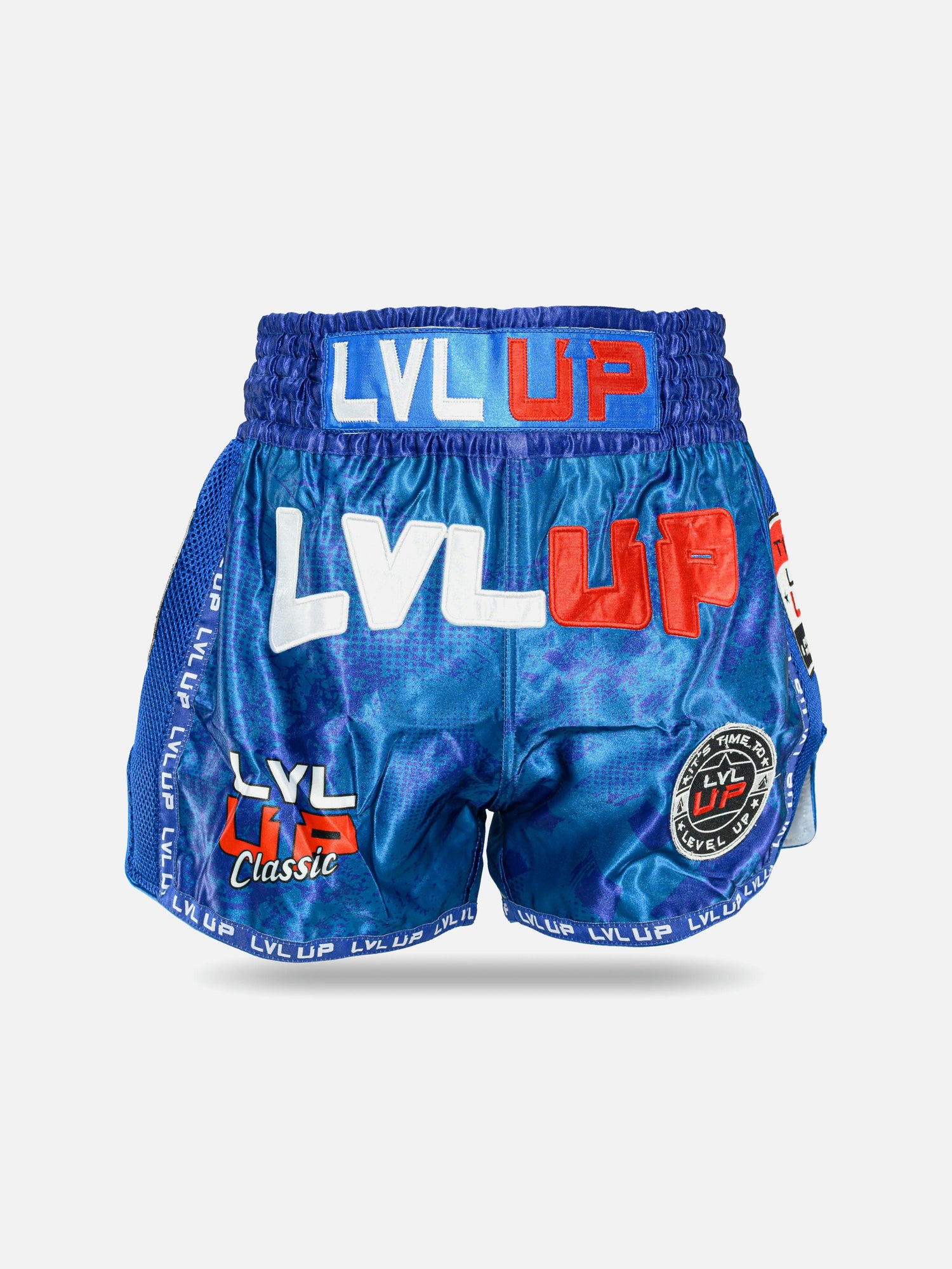LVL UP Muay Thai Shorts Stadium - Blau