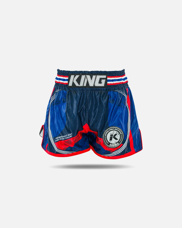 Pantalones de Muay Thai King Pro Boxing Flag – Azul