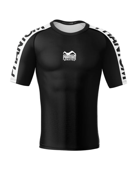 Phantom Athletics Rashguard EVO Apex Krátké rukávy – Černý