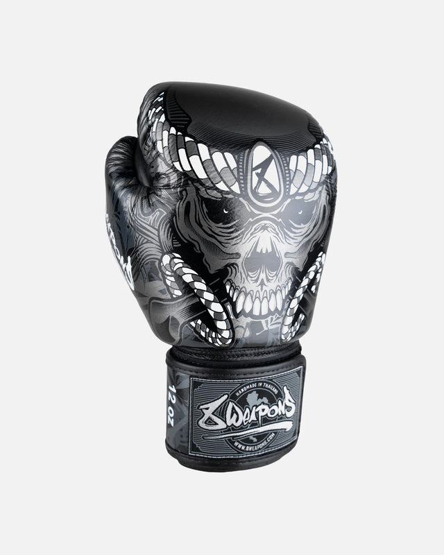 8 WEAPONS Boxhandschuhe Bone Island – Schwarz
