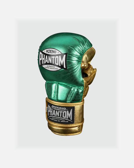 MMA rukavice Phantom Athletics Mexico – Zelené/Zlaté
