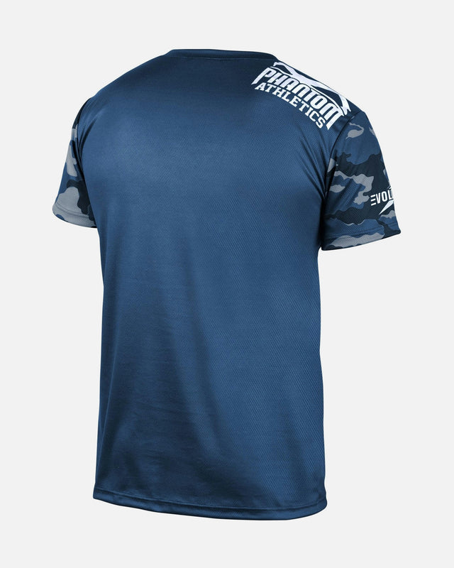 Phantom Athletics Trainingsshirt EVO Warfare – Marineblau Camo