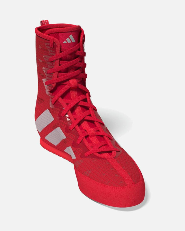 Chaussures de boxe Adidas Box Hog 4 – Rouge/Blanc