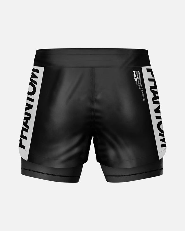 Phantom Athletics MMA-shorts Fusion 2in1 Apex – Sort