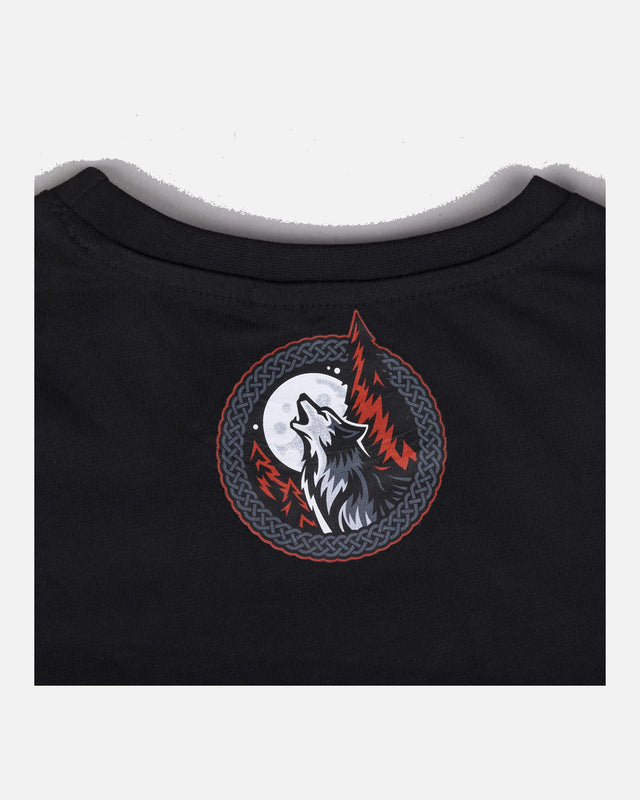 Camiseta 8 WEAPONS Beastial Wolf – Negro/Rojo