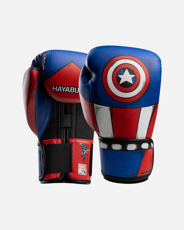 Guantes de boxeo Hayabusa Captain America – Rojo/Blanco/Azul