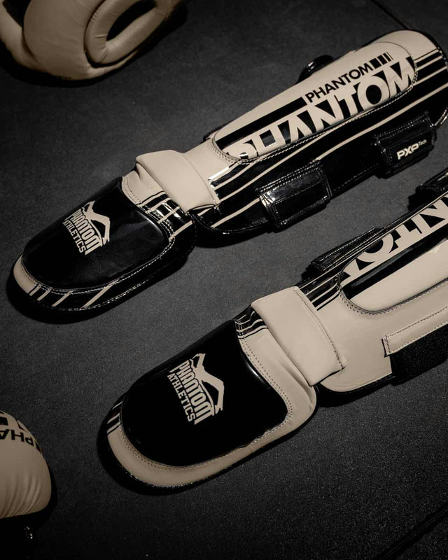 Protège-tibias Phantom Athletics APEX Hybrid – Sable