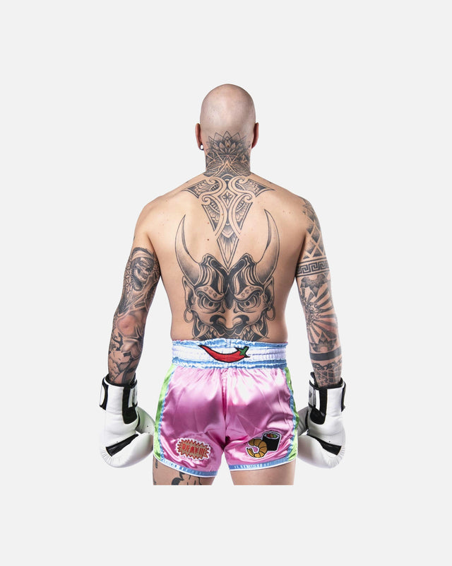 8 WEAPONS Muay-Thai-Shorts Yummy – Rosa