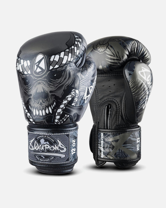 8 WEAPONS Boxhandschuhe Bone Island – Schwarz