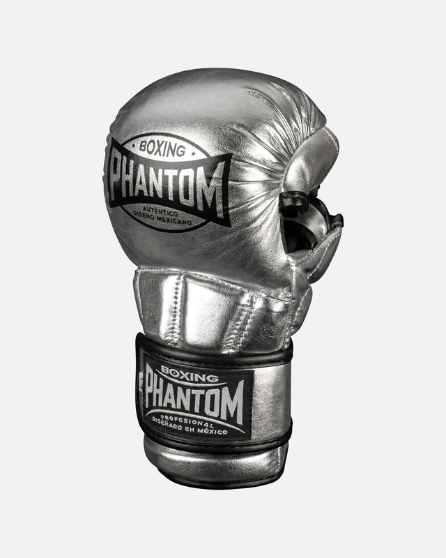 Gants de MMA Phantom Athletics Mexico – Argent/Noir