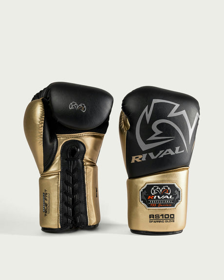 Rival Bokshandschoenen Professional RS100 - Zwart/Goud