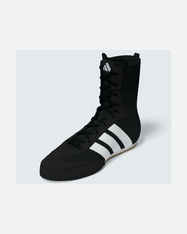 Chaussures de boxe Adidas Box Hog Classic – Noir/Blanc