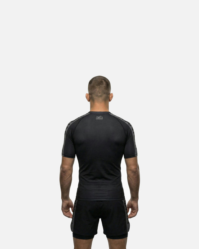 Rashguard Phantom Athletics EVO Apex Maniche Corte – Nero/Grigio