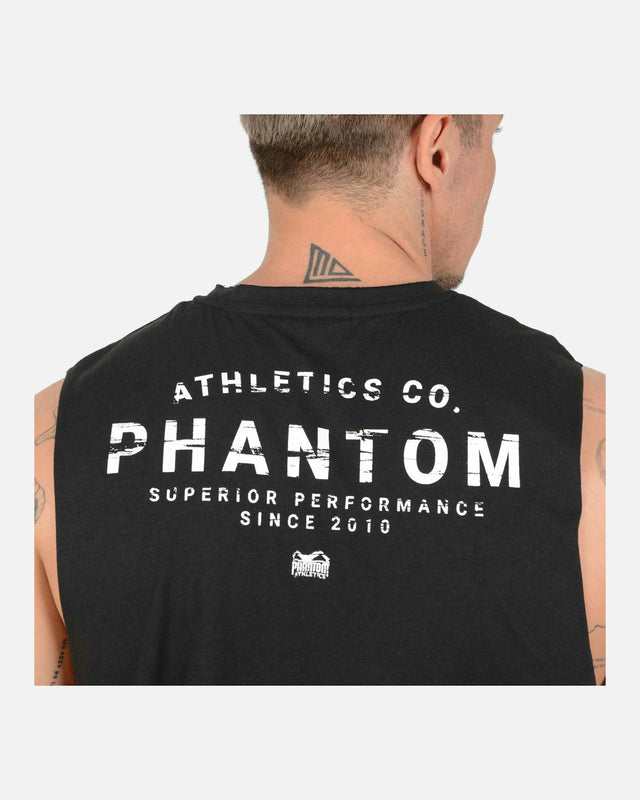 Camiseta de tirantes Phantom Athletics Superior – Negro