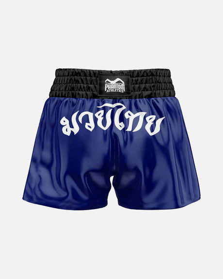Shorts de Muay Thai Phantom Athletics Sak Yant – Bleu
