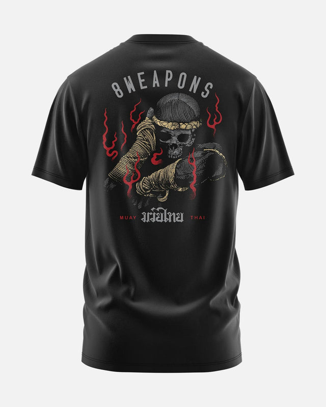 T-shirt 8 WEAPONS Boran Skull – Noir