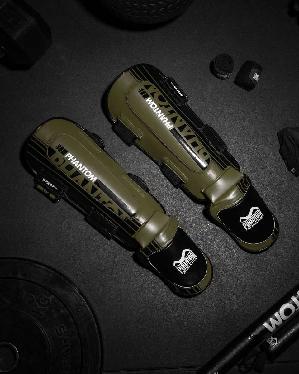 Phantom Athletics Scheenbeschermers APEX Hybrid - Legergroen