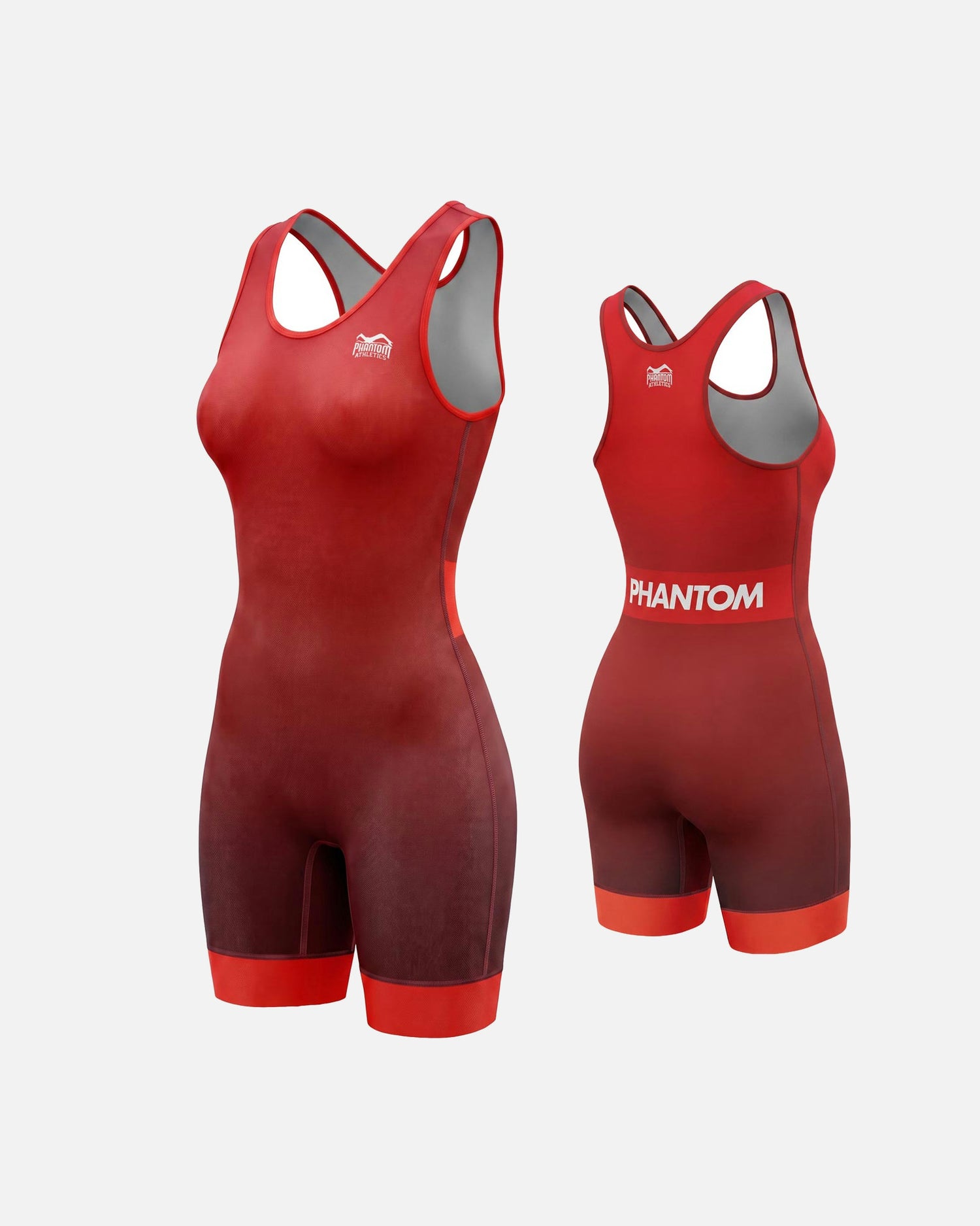 Canotta da lotta Phantom Athletics APEX Donna – Rosso/Blu
