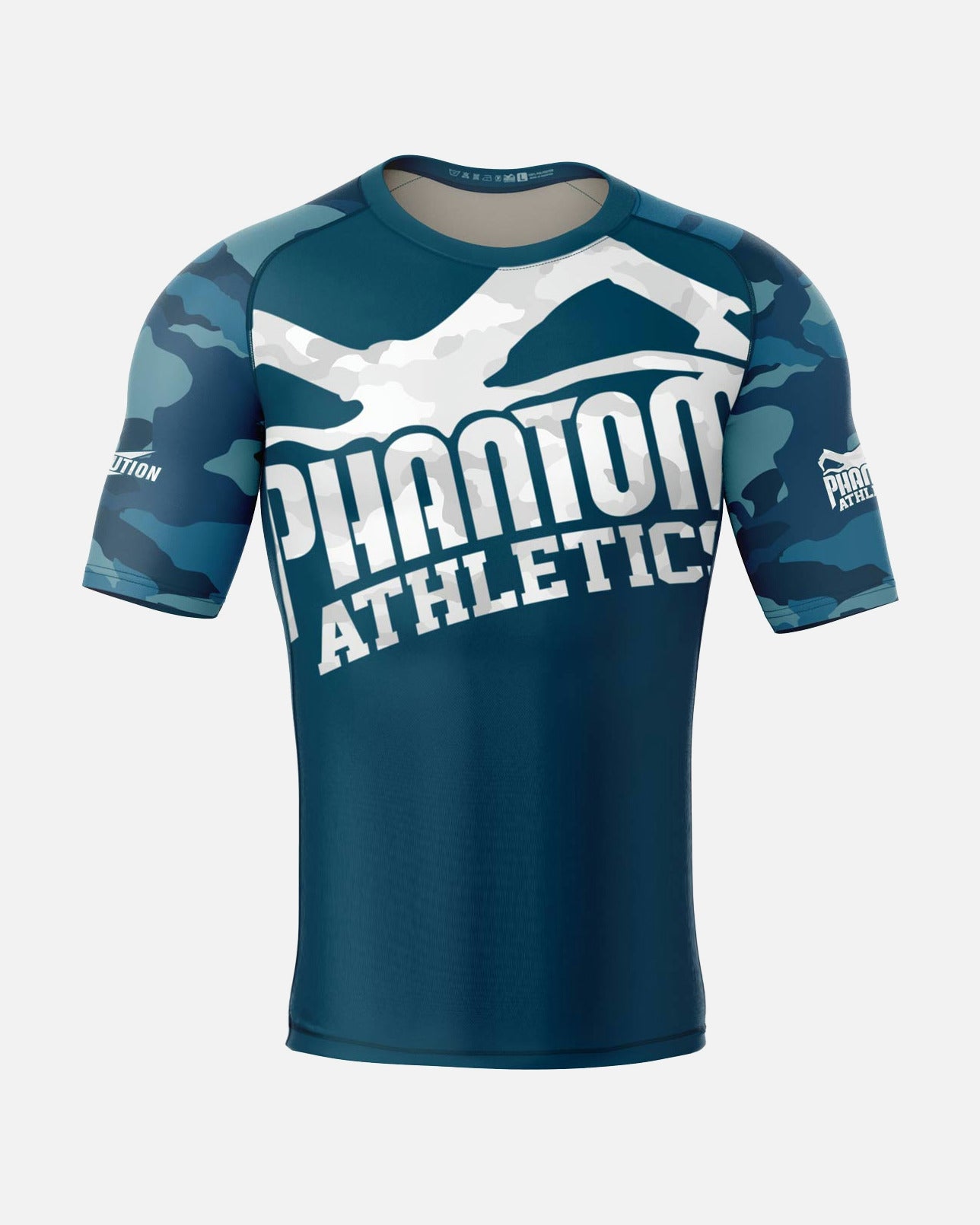 Phantom Athletics Rashguard Warfare - Marineblauw Camo
