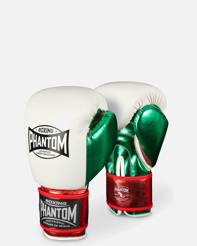 Guantoni da boxe Phantom Athletics Mexico – Bianco/Verde/Rosso