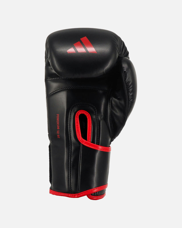 Gants de boxe Adidas Power 100 – Noir/Rouge