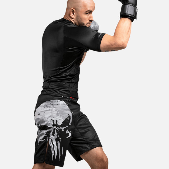 Pantalones de MMA Marvel The Punisher – Negro