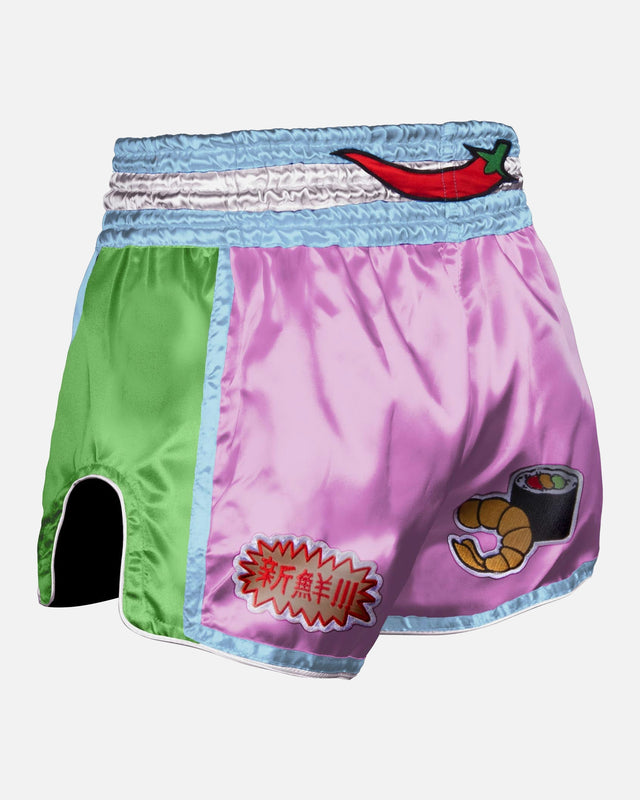 8 WEAPONS Muay-Thai-Shorts Yummy – Rosa