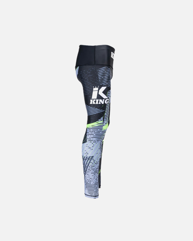 King Pro Boxing Compressie Shorts Shadow Dames - Zwart