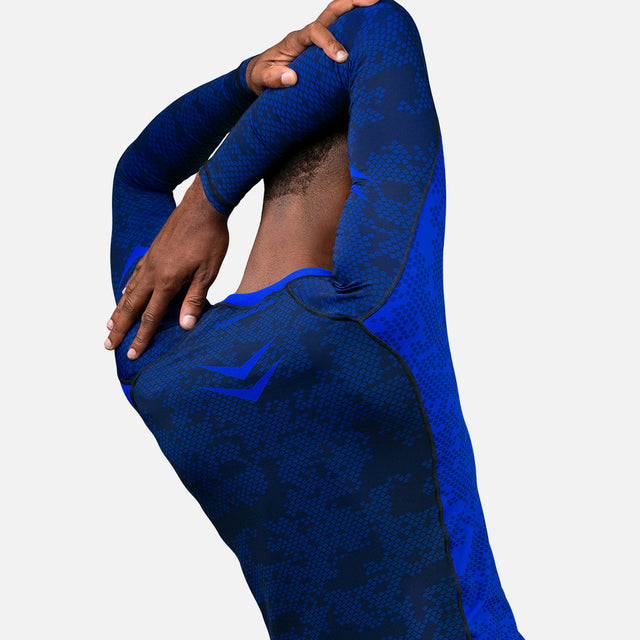Hayabusa Rashguard Ranked Lange Mouwen – Blau