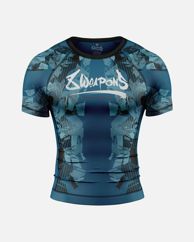Rashguard 8 WEAPONS Hit 2.0 – Azul oscuro/Negro