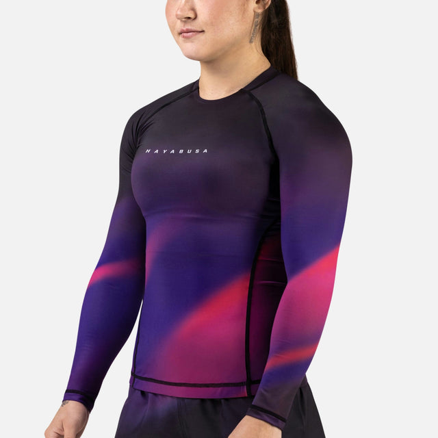 Hayabusa Rashguard Apex Nova Lange Ärmel Damen – Lila