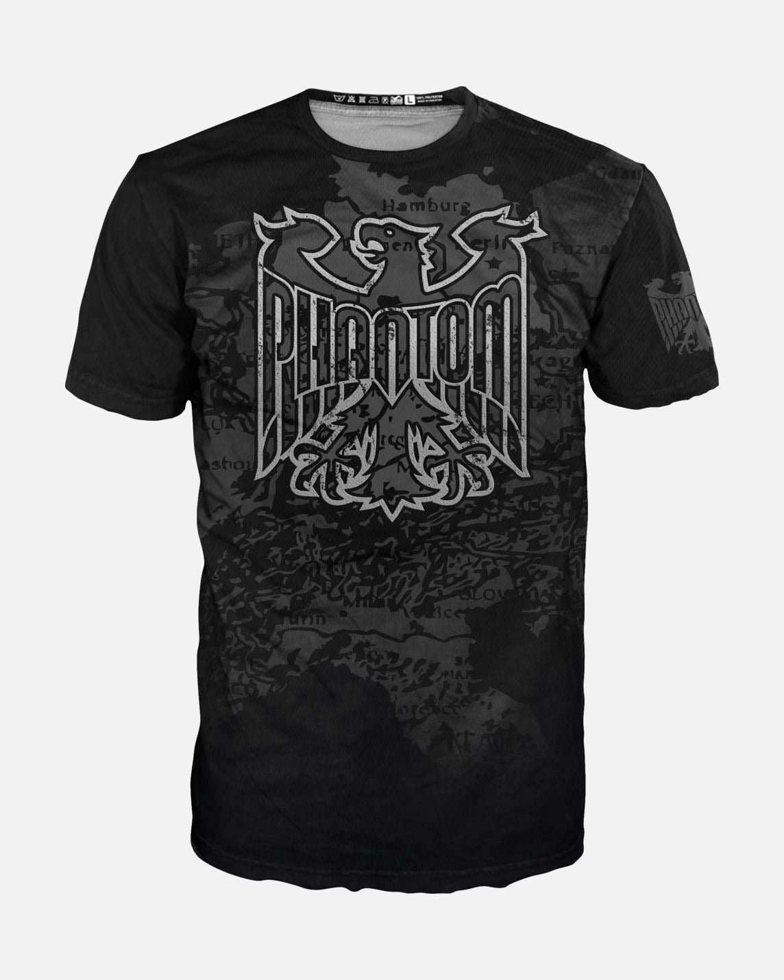 Camiseta de entrenamiento Phantom Athletics EVO Germany Silver Eagle – Negro/Gris
