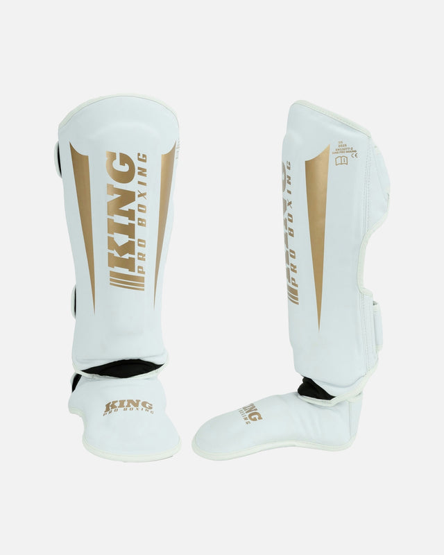 Protège-tibias King Pro Boxing Revo – Blanc