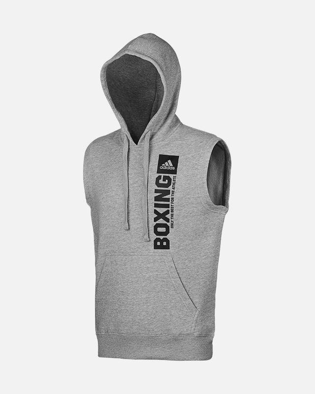 Adidas Hoodie Mouwloos Boxing - Grijs/Zwart