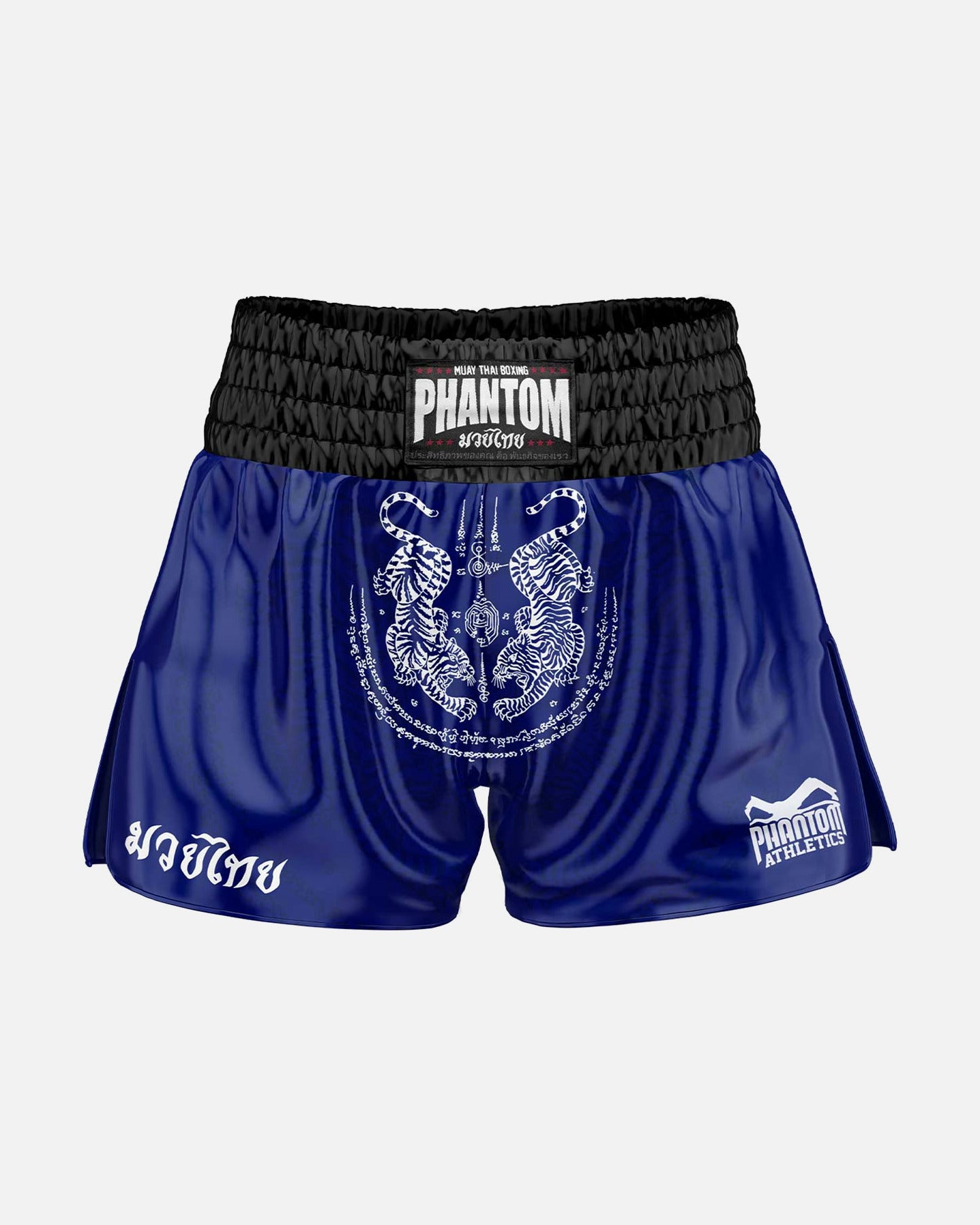 Shorts de Muay Thai Phantom Athletics Sak Yant – Bleu
