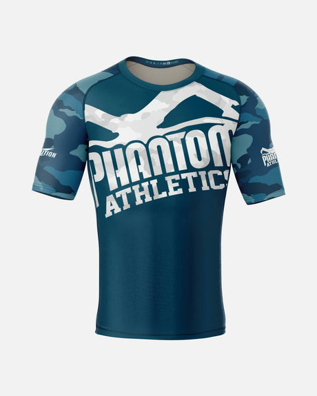Phantom Athletics Rashguard Warfare – Marineblau Camo
