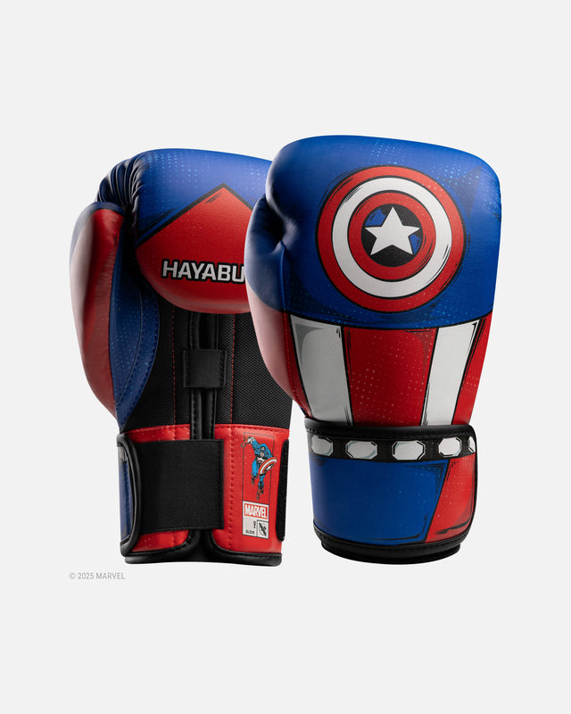 Guantes de boxeo Hayabusa Captain America – Rojo/Blanco/Azul