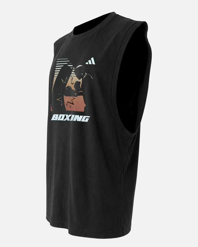 Koszulka Adidas Boxing Graphic Line SL – Czarna