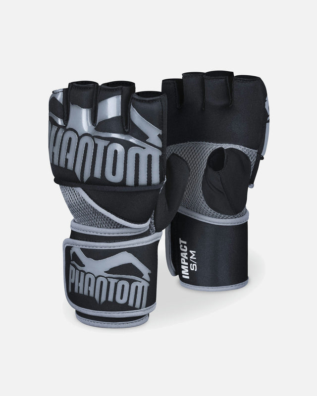 Bende da boxe Phantom Athletics Impact Neopreen Gel – Nero/Grigio